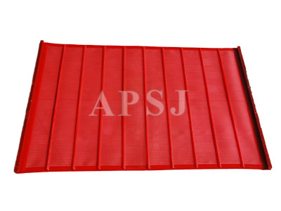 Red polyurethane screen mesh