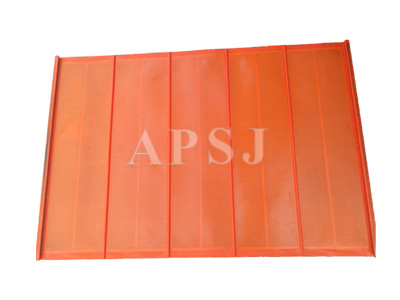 Orange polyurethane screen mesh